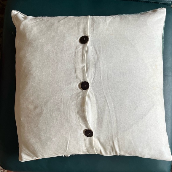 West Elm Margo Selby color block pillow cover 18x18 with feather pillow insert - Picture 2 of 5